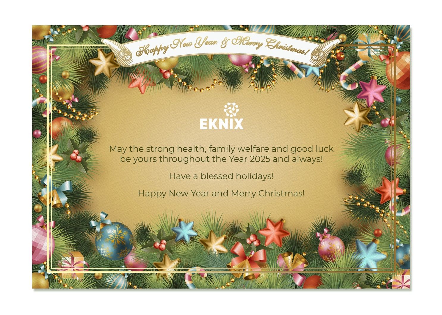 Happy New Year and Merry Christmas from Eknix